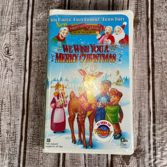 We Wish You A Merry Christmas (VHS, 1999) Animated Holiday Classic NEW SEALED - Picture 1 of 3